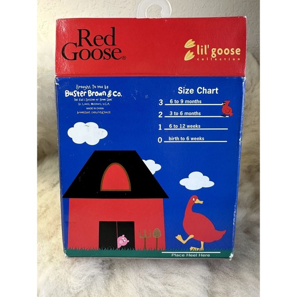 Red Goose Walker Shoes Baby Girl White Infant Layette Sneakers Collectors 3-6 Mo - Picture 16 of 16